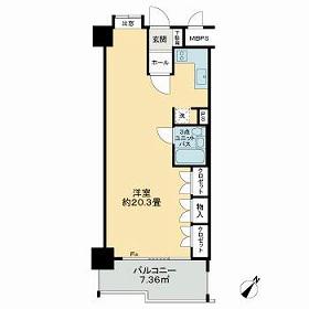 ライオンズステーションプラザ二俣川 4階階 間取り