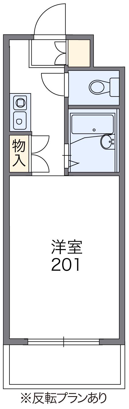 レオパレスANNEX HIYOSHI 2階階 間取り