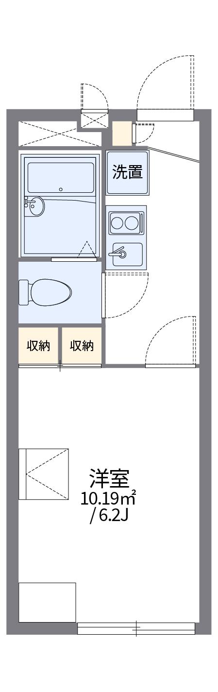 レオパレスエーゼIII 2階階 間取り