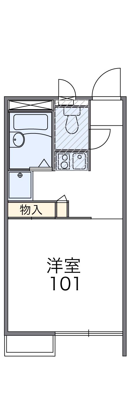 レオパレスシンシア 2階階 間取り