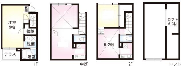 セゾンドルフ　榎(1LDK)の間取り写真
