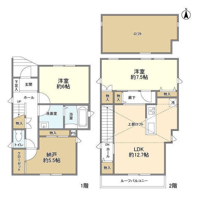 湘南新宿ライン高海 辻堂駅 徒歩13分 2階建 築16年(2SLDK)の間取り写真