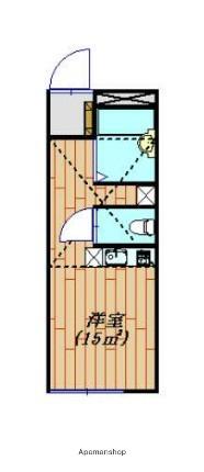 LEALE レアーレ(ワンルーム/2階)の間取り写真