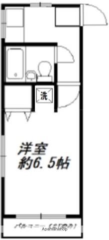 AQUA COURT(1K/2階)の間取り写真