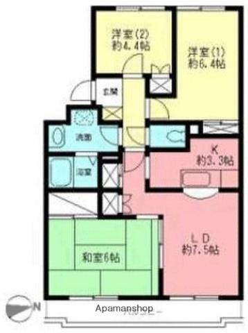 プチフォーレ高森2(3LDK/3階)の間取り写真