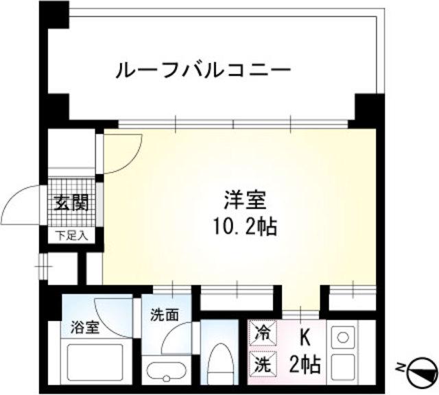 OZ-COURT 4階階 間取り