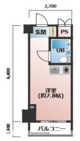 ポートハイム宮元町第一 2階階 間取り