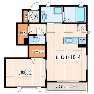 横浜市ブルーライン 立場駅 徒歩6分 2階建 築10年(1LDK/1階)の間取り写真