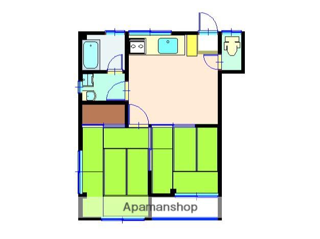 大村ハイツ(2DK/2階)の間取り写真