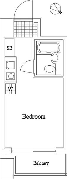 ポートハイム弘明寺第三 4階階 間取り