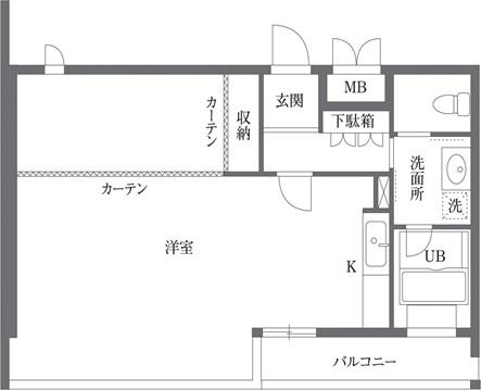 ライトウェル青戸 7階階 間取り