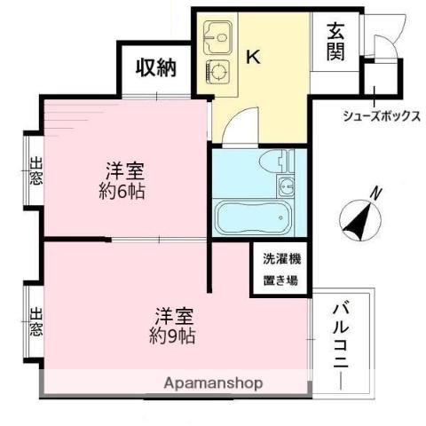 フレンドポート港南台 3階階 間取り