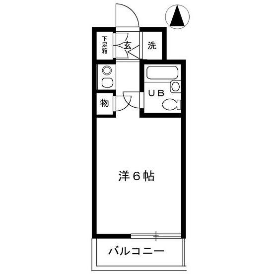 ダイホープラザ鶴見 3階階 間取り