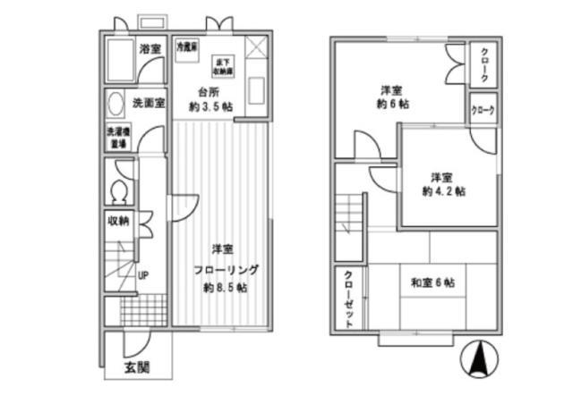 軽井沢パークヒルズ(3LDK)の間取り写真