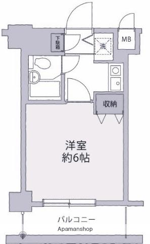 ステラコート横浜白楽 3階階 間取り