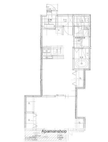 無添加TSUNAGU(1DK/2階)の間取り写真