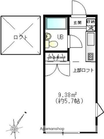 クレア湘南 1階階 間取り