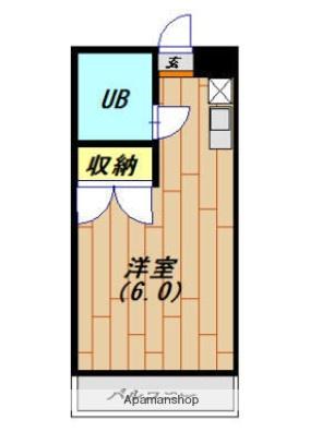 エトワール保土ヶ谷(ワンルーム/1階)の間取り写真