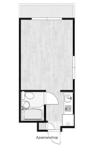 アゼリア東戸塚(ワンルーム/3階)の間取り写真