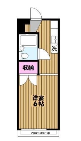 メゾンブランシュ(1K/1階)の間取り写真