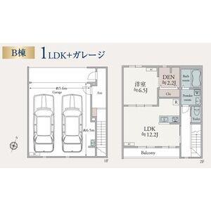 PACIFICA SHONANB棟(1SLDK/1階)の間取り写真