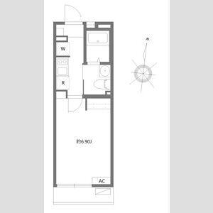 リープ横浜橋(1K/3階)の間取り写真