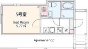 アザーレ・LUX日吉本町(1K/2階)の間取り写真