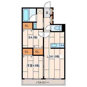  大和市中央5丁目計画(1SLDK/3階)の間取り写真