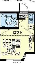 ユナイトエルリンガー(ワンルーム/1階)の間取り写真