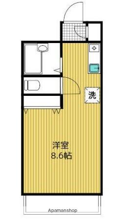 イサミビルⅠ(ワンルーム/3階)の間取り写真