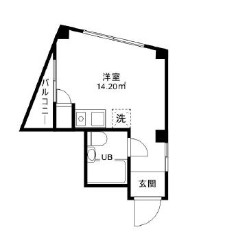 メゾン中原 2階階 間取り