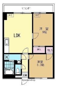 リブステージ横浜 10階階 間取り