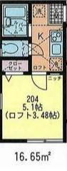 プラナス菊名 壱番館 2階階 間取り