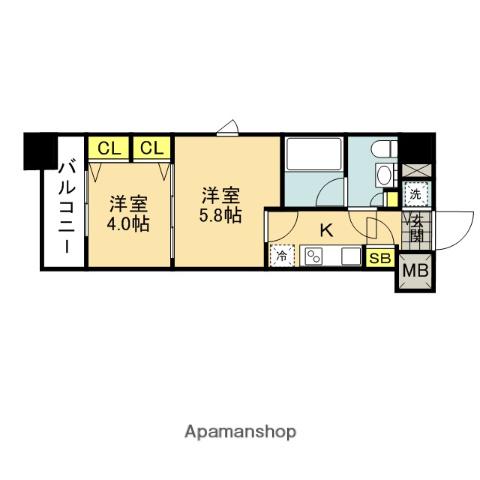 フェニックスヨコハマスクエア 2階階 間取り