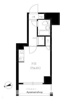 コスモ横浜保土ヶ谷(2DK/7階)の間取り写真