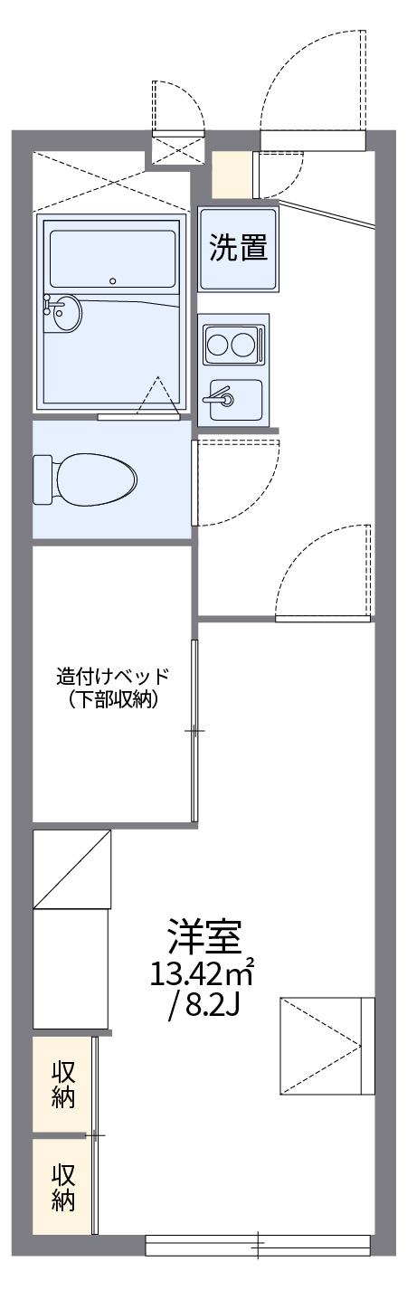 レオパレスKOJIMAⅢ(1K/2階)の間取り写真