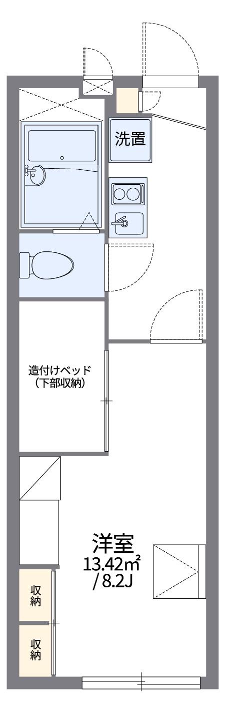 レオパレス新吉田シティーハウス(1K/2階)の間取り写真