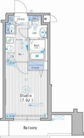 ガーラ・グランディ大森 10階階 間取り