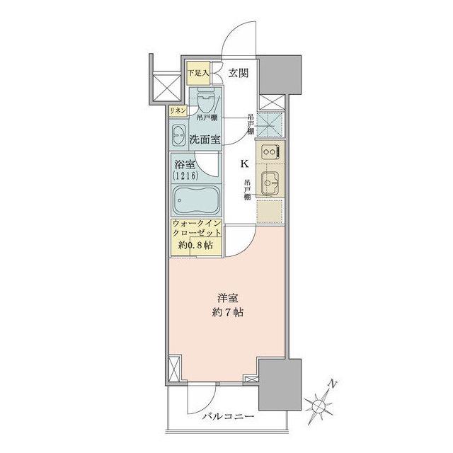 ザ・パークワンズ品川戸越 3階階 間取り