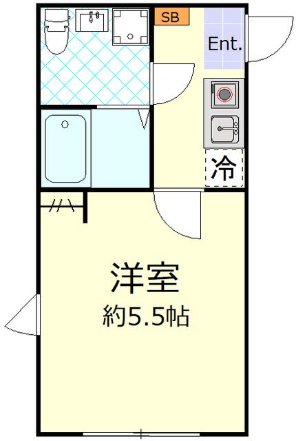 アビターレ杉田 1階階 間取り