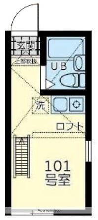 さくら新子安(ワンルーム/1階)の間取り写真
