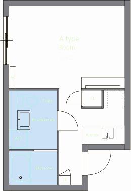M-1 TOKYO 西糀谷3(ワンルーム/1階)の間取り写真
