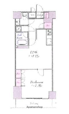 アルカンシエル横浜山下公園(1LDK/2階)の間取り写真