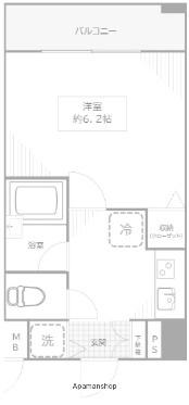 フェリエ大森町(1K/3階)の間取り写真
