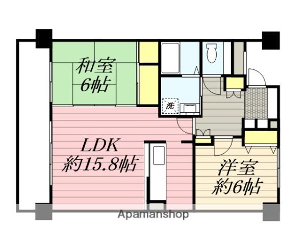 グランソラール丸の内 4階階 間取り