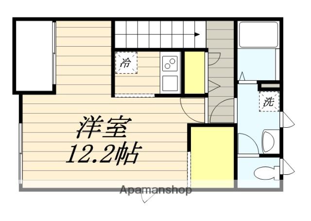 メゾンドゥソレイユ 2階階 間取り