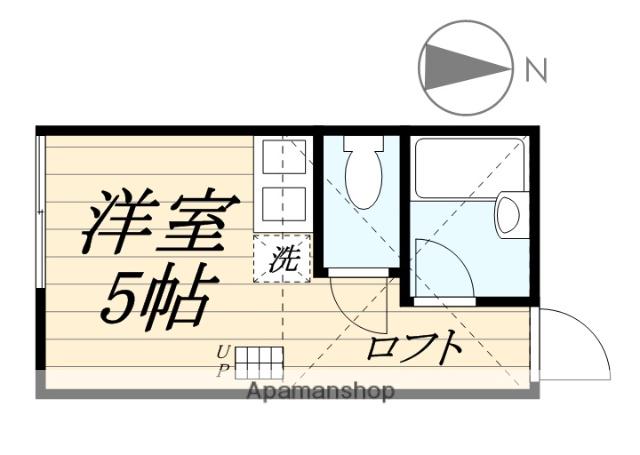 ユナイト天王町コニーホーキンス(ワンルーム/2階)の間取り写真