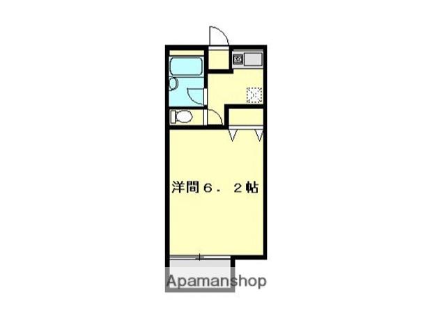 フォンテ(1K/2階)の間取り写真