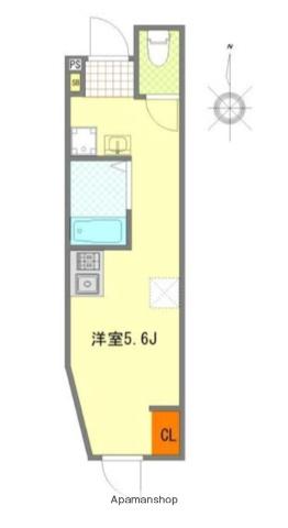 キングストン西糀谷(ワンルーム/1階)の間取り写真