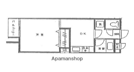 ウインハイムA3 2階階 間取り